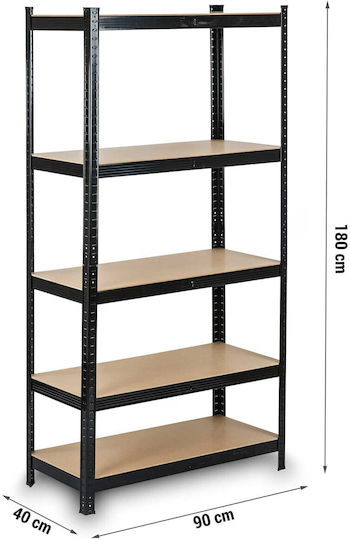 Humberg Dexion Rack 90x40x180cm with 5 Shelves Total Load Capacity 1325kg