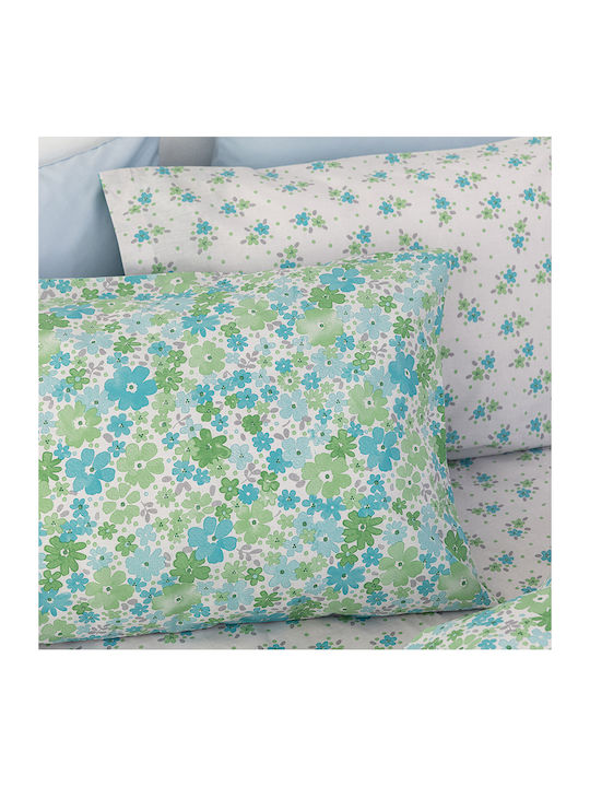 Palamaiki Sheet Sets Single 170x260cm. Menta Printed FL6232 3pcs