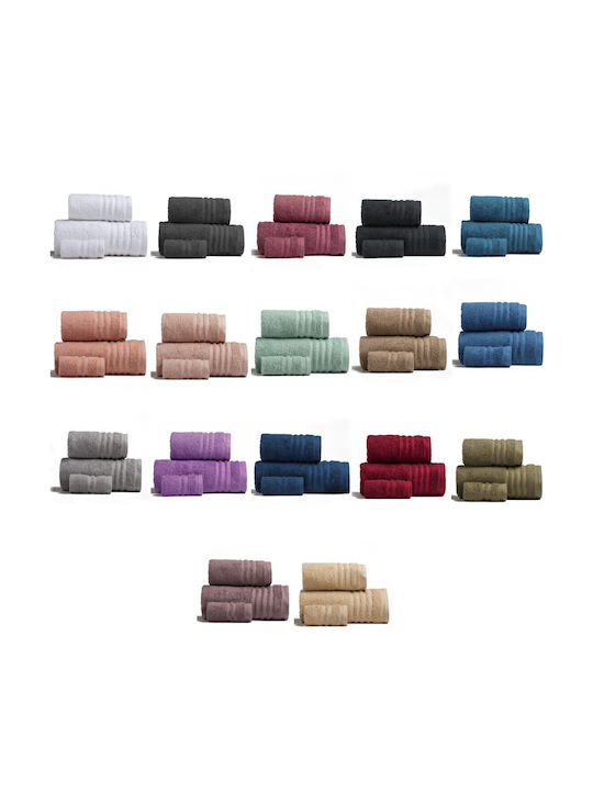 Melinen Bath Towel Premio 80x150cm Greige Weight 600gr/m²