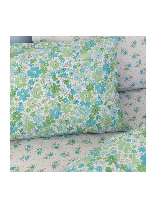 Palamaiki Sheet Sets Single 170x260cm. Menta Printed FL6232 3pcs