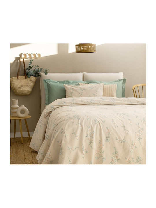 Palamaiki Set Cearșafuri Single 170x260cm. Fashion Life Fl6239 Bej 3buc