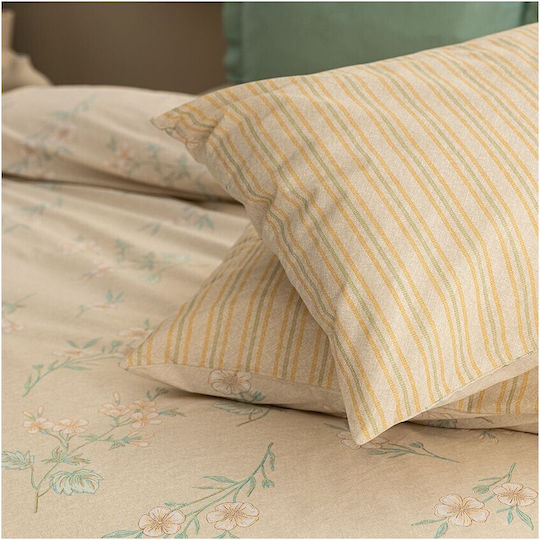 Palamaiki Sheet Sets Single 170x260cm. Fashion Life Fl6239 Beige 3pcs