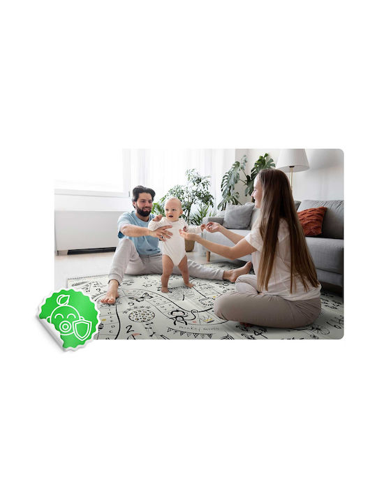 Nukido Χαλάκι Δραστηριοτήτων Γαλάζιο 200x180cm Πάχους 10mm