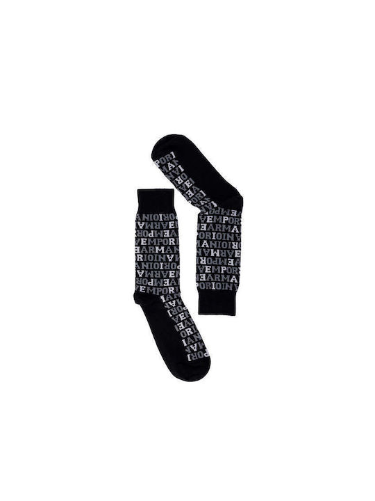 Emporio Armani Чорапи Черни 2Пакет
