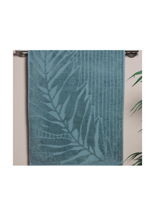 Kentia Πετσέτα Προσώπου Stylish 50x90εκ. Petrol 07 Βάρους 500gr/m²