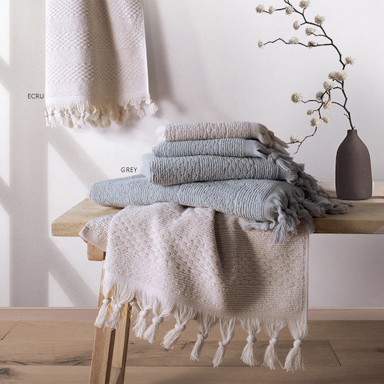 Nef-Nef Homeware Комплект Кърпи за Баня 3бр Serenity Outlast Ecru Тегло 550гр/кв.м