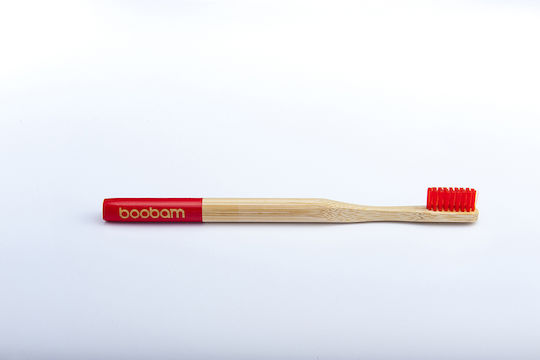 Boobam Brush Style Periuță de dinți Mediu Roșu