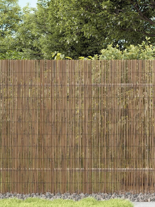 vidaXL Gard De Bambus Cu Întregul Reed Din Bambus 1x4m