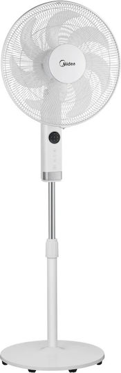 Midea Pedestal Fan 50W 40cm Diameter with Remote Control White