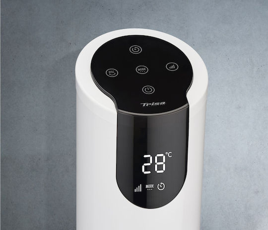Trisa Electronics Comfort Breeze Tower Fan 28W with Remote Control White