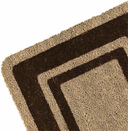 Brown Coconut Tree Entrance Doormat 60x33cm Brown