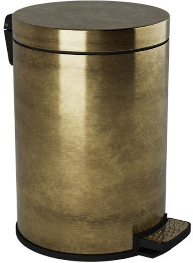 Verdi Metallic Bathroom Basket 5lt Bronze