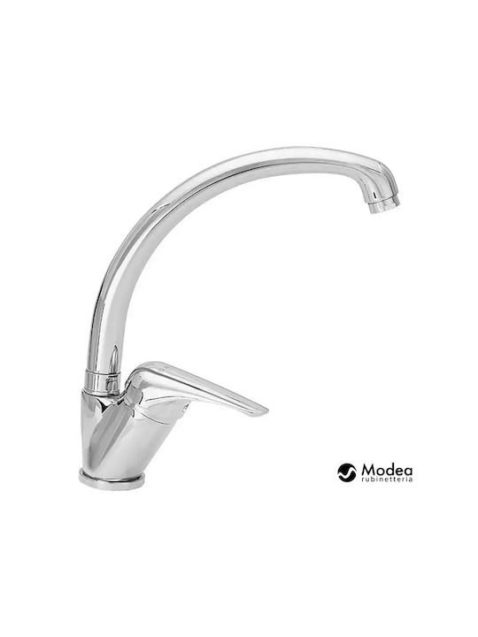 Viospiral Elit Tall Kitchen Faucet Counter Silver