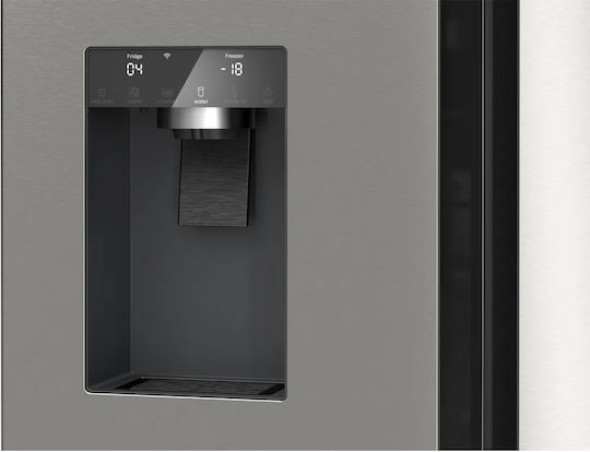 Bosch Ψυγείο Ντουλάπα 574lt Total NoFrost Υ183xΠ90.5xΒ73.1εκ. Inox KFD96APEA