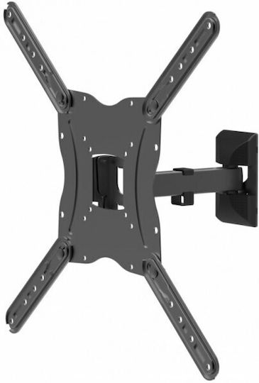 Serioux SRXA-TV3101X Βάση Τηλεόρασης Τοίχου έως 65" και 30kg Μαύρο