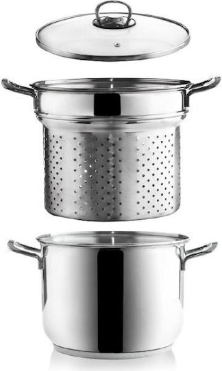 Orion Anett Tiefrostfreier Edelstahl Kochtopf Dampfgaren 6lt / 22cm