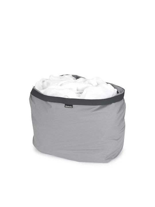 Brabantia Καλάθι Απλύτων Υφασμάτινο Πτυσσόμενο 60lt Λευκό