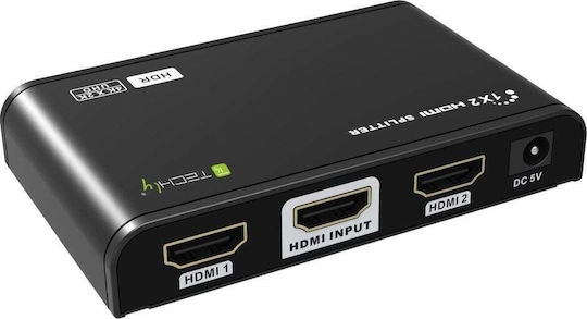 Techly Splitter IDATA HDMI2-4K2HDR