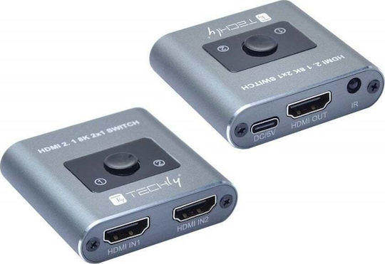 Techly Idata HDMI Switch IDATA HDMI-2128KT