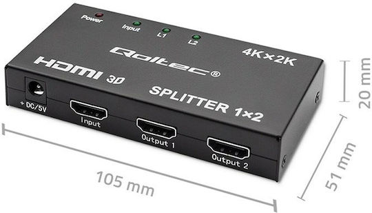 Qoltec HDMI Splitter 51796