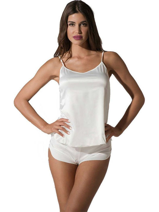 Women's T-Shirt with Spaghetti Strap Ivory Coast