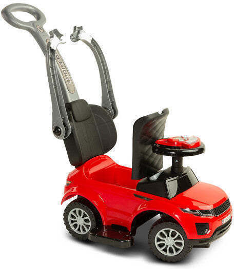 Caretero Riding Sport Car Αυτοκινητάκι Ride On με Χειρολαβή για 12+ μηνών με Ήχους Κόκκινο