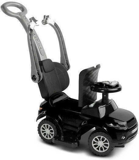 Caretero Riding Sport Car Αυτοκινητάκι Ride On με Χειρολαβή με Ήχους Μαύρο