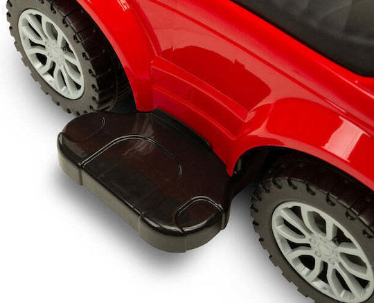 Caretero Riding Sport Car Αυτοκινητάκι Ride On με Χειρολαβή για 12+ μηνών με Ήχους Κόκκινο