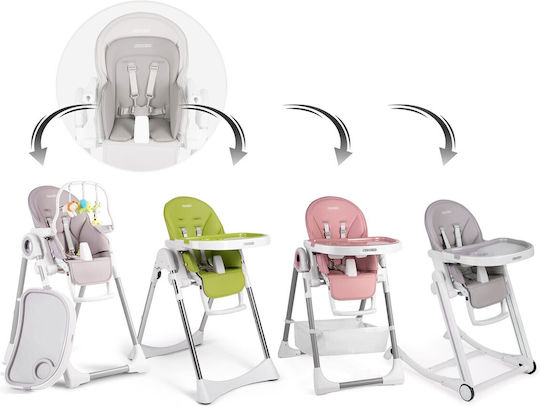 Ricokids Κάλυμμα για Καρεκλάκι Φαγητού σε Γκρι Χρώμα