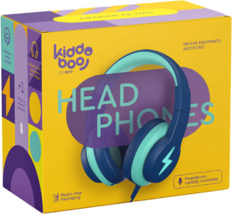 Kiddoboo P13 Kabelgebunden Kinder Am Ohr Kopfhörer Blue Sky