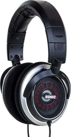 Somic V2 Ενσύρματα Over Ear Ακουστικά Μαύρα