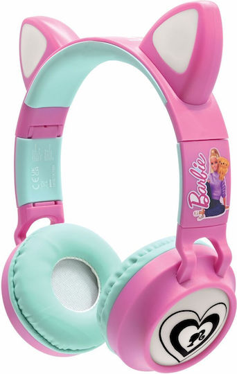 Lexibook Barbie Wireless / Wired On Ear Headphones Pink