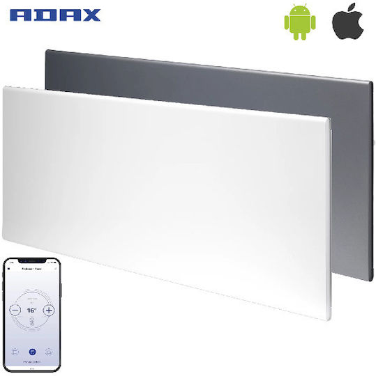 Adax Neo Compact H 08 KWT Convector Heater Wall 800W with Electronic Thermostat and WiFi 51x42cm Gray