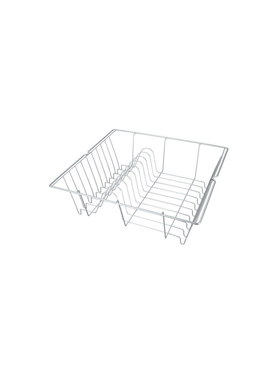 Metaltex Στραγγιστήρι Γούρνας Μεταλλικό Γκρι 34x24x14cm