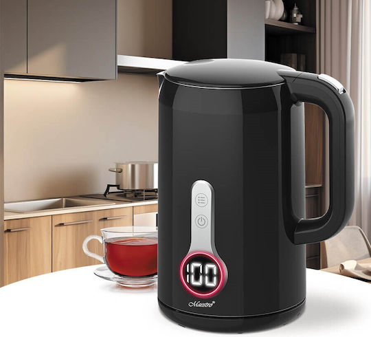 Maestro MR-025 Fierbător 1.7lt 2200W Negru