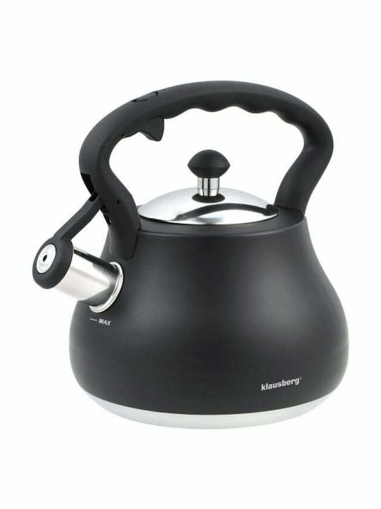 Klausberg Ceainic Inox Negru 2000ml