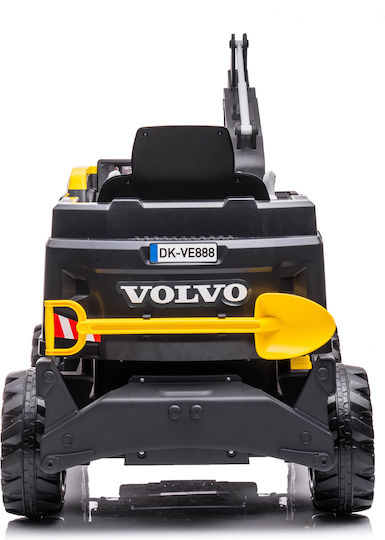 Kids 12V Electric Excavator Yellow