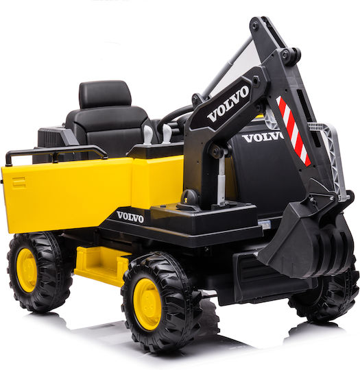 Kids 12V Electric Excavator Yellow