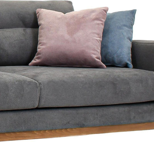 Living Room Furniture Set 3-Seater & 2-Seater Gray