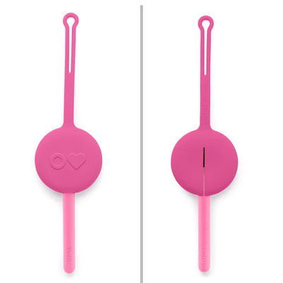 Omie Baby Set with Fork in Case Pink 3pcs