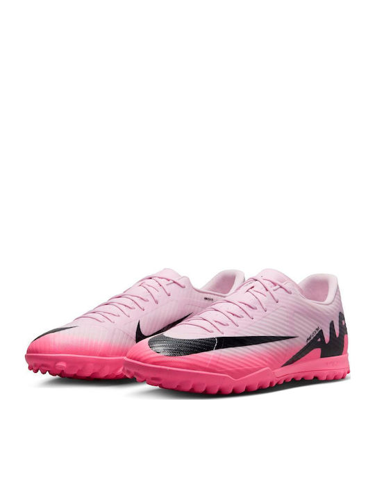 Nike Mercurial Vapor 15 Academy Футболни Обувки с Гумена Подметка Бяло / Ярко Малиново / Черно