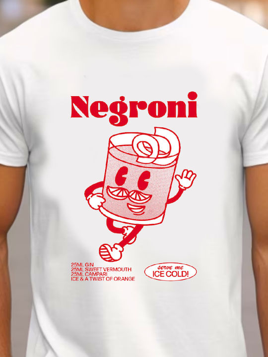 Fruit of the Loom Negroni Cocktail Μπλούζα Βαμβακερή