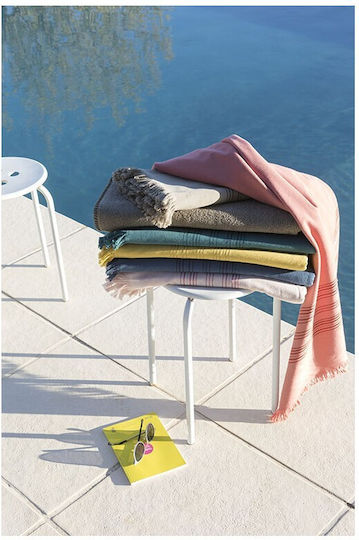 Vivaraise Strandtuch Baumwolle Lila 180x90cm.
