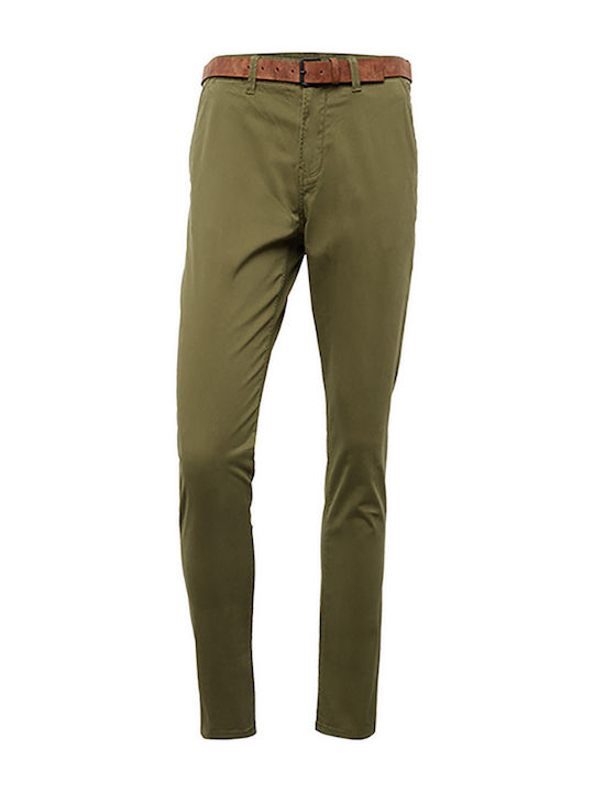 Παντελόνι Chino σε Slim Εφαρμογή Πράσινο