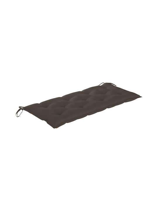 Bench Outdoor Bamboo with Pillows 118x38x45cm