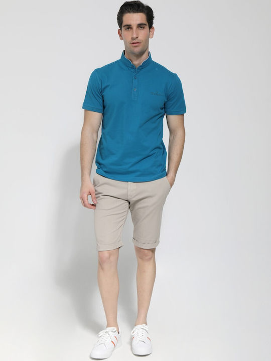 Tresor Herren Shirt Polo Petrol Blue