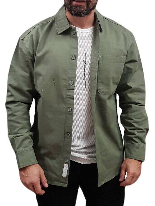 Jack & Jones Фланелен Overshirt Агаве Зелен