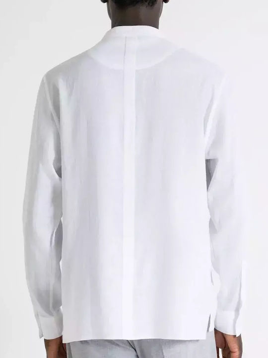 Antony Morato Men's Shirt Linen White