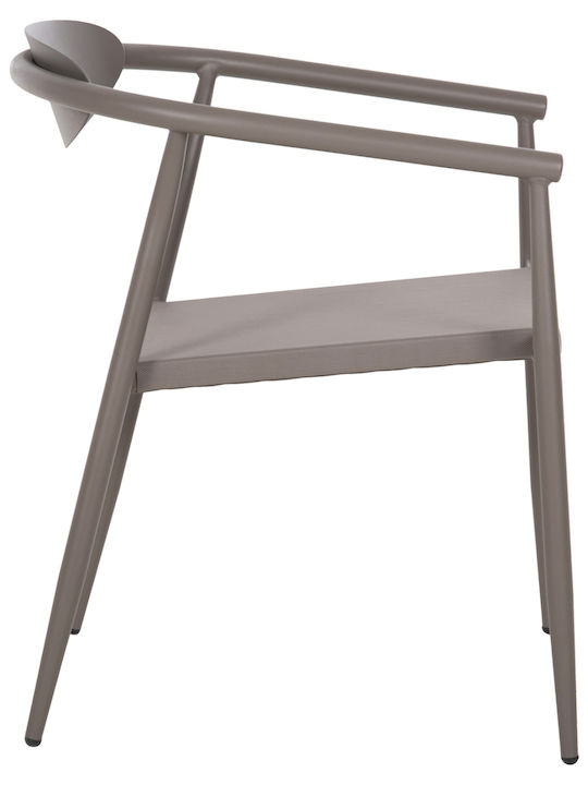 Gartenstühle Aluminium Serly Champagner 56x61x74cm