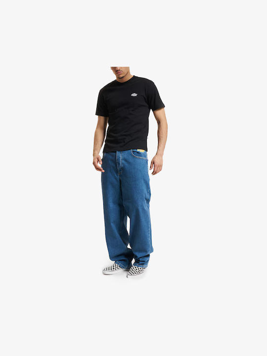 X-tra Ανδρικό Παντελόνι Τζιν με Slim Baggy Εφαρμογή Washed Blue